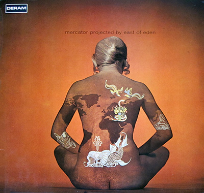 EAST OF EDEN - Mercator Projected album front cover vinyl record